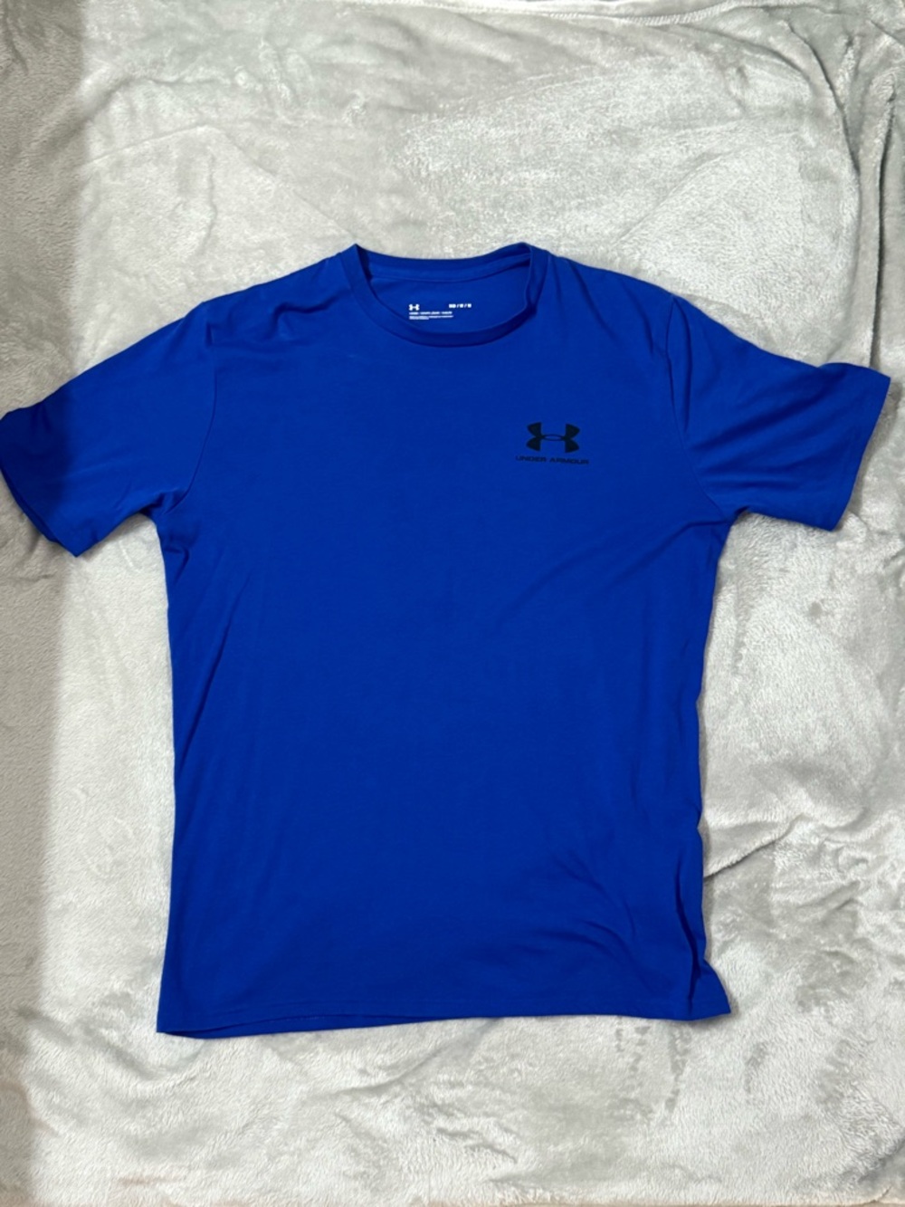 Under Armour Men's Size Medium Blue Performance Short Sleeve Shirt